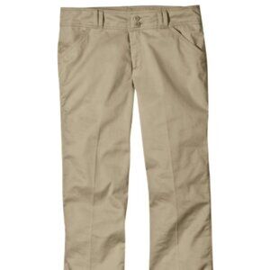 Dickies KP7715 Girls Stretch Wide Band Flare Bottom Pant Desert Sand